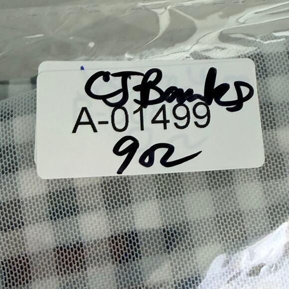 CJ Banks Tank Top Womens 1X Black White Gingham Mesh Embroidered Lace Overlay - Picture 14 of 16